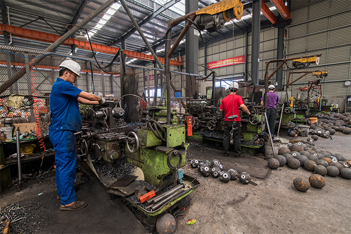 太原网架配件车间